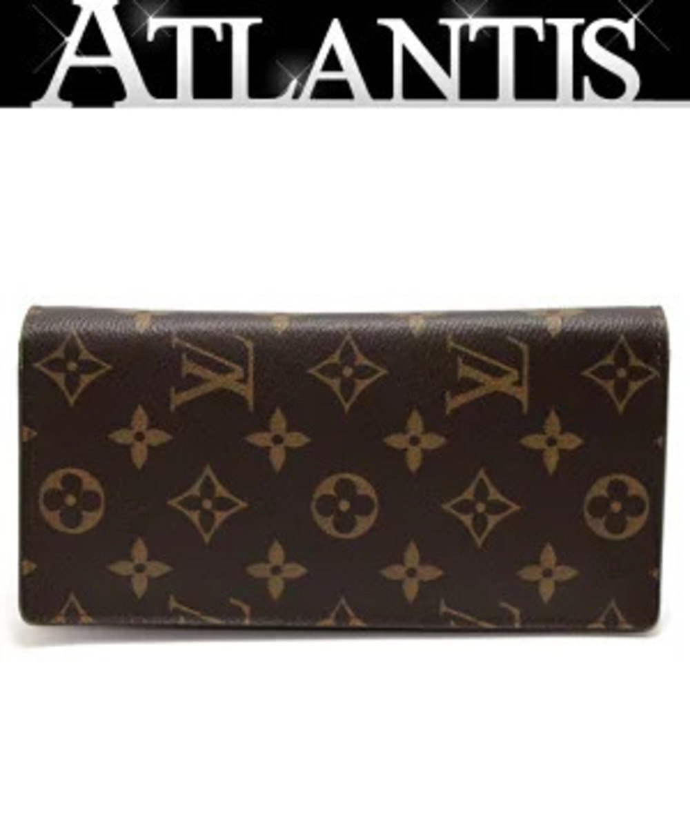 Louis Vuitton Portefeuille Brazza Bi fold Long Wallet Monogram